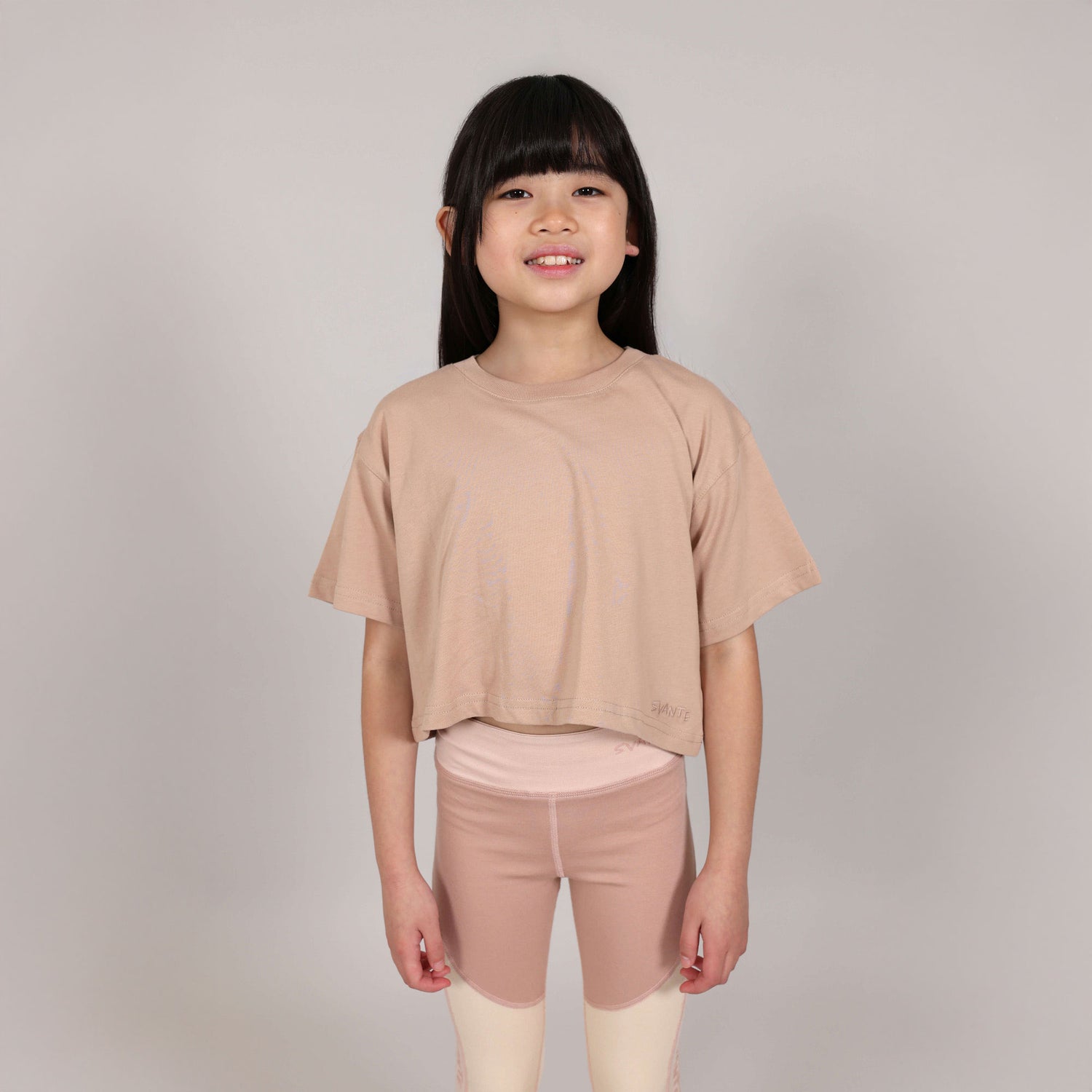Dívčí svítící crop-top tričko | Earthknit™ regenerační bavlna