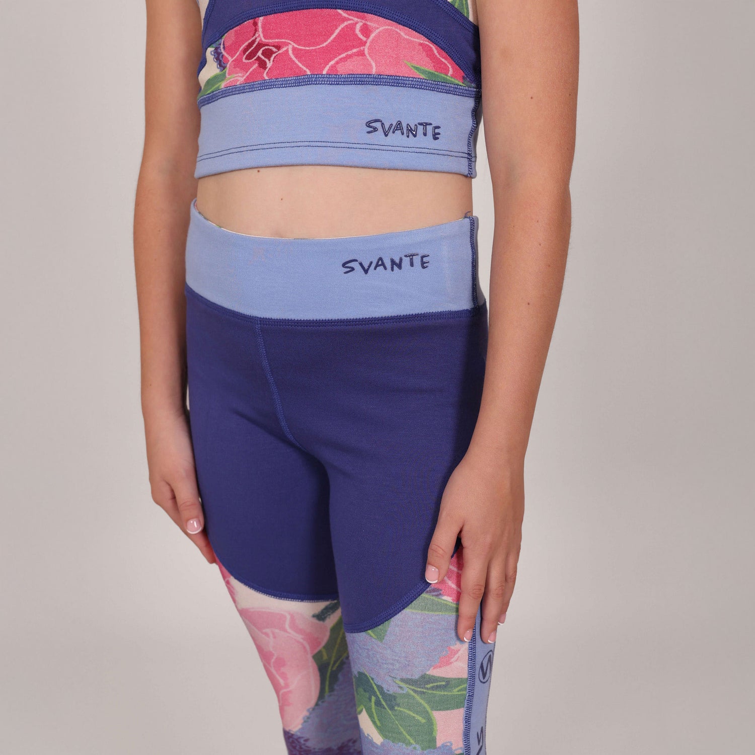 Girls Rise Plantech™ 3-Piece Hoodie, Leggings & Crop-Top Floral Set | Save Over 10%