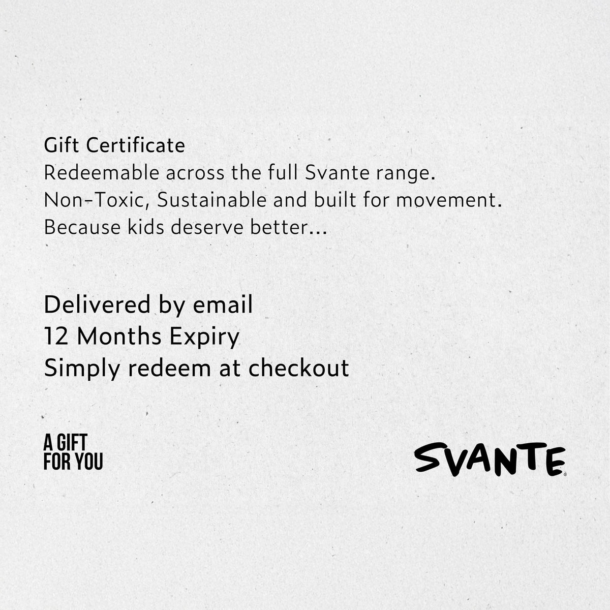Svante Gift Card