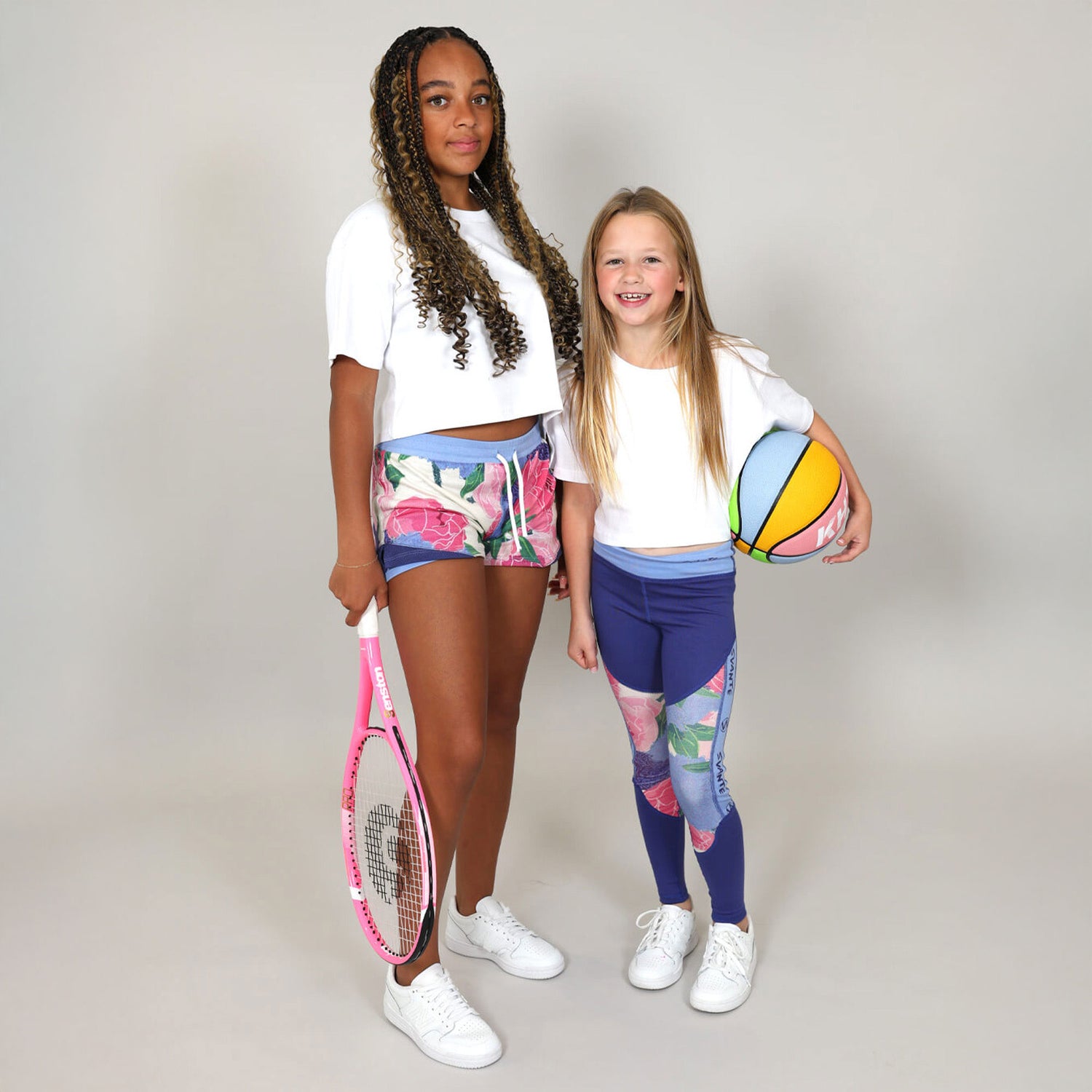 Dívčí svítící crop-top tričko | Earthknit™ regenerační bavlna