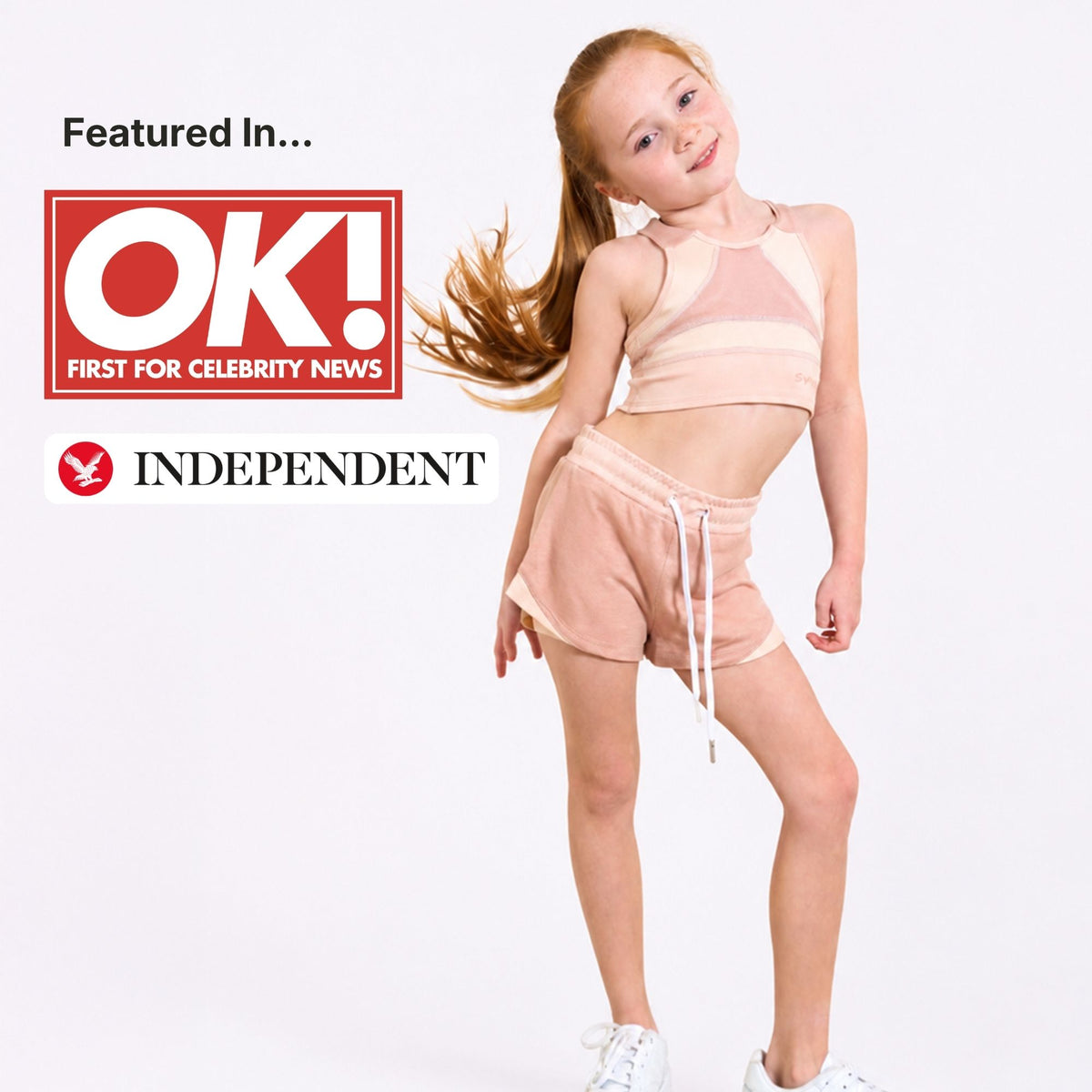Sports Crop Top & Shorts Set