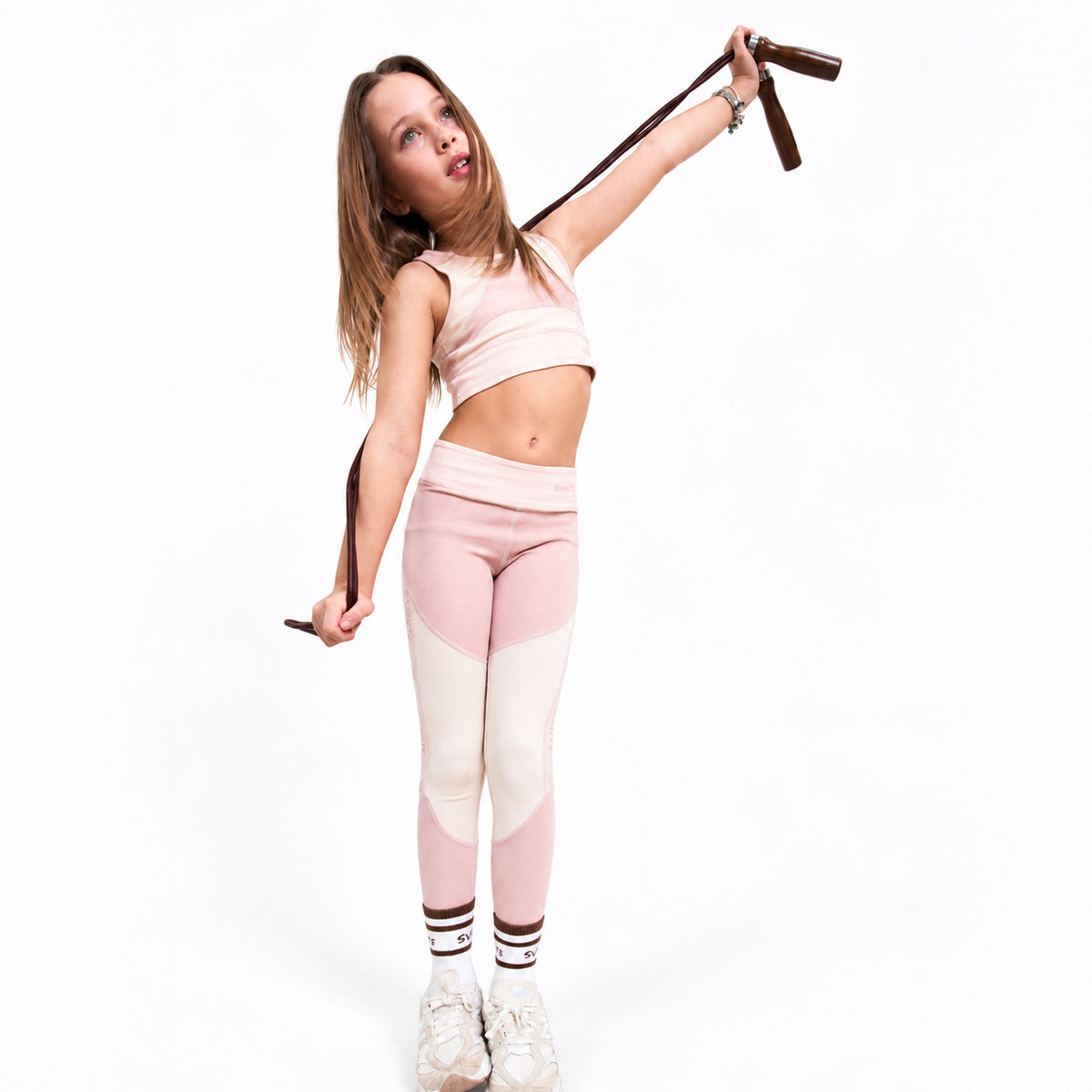 Sports Crop Top & Leggings Set